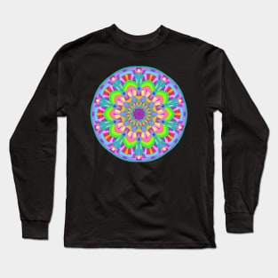 Kaleidoscope Eyes Mandala Long Sleeve T-Shirt